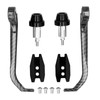 Motorcycle Handlebar Guard Carbon Fiber Style Aluminium Alloy Universal 22mm/0.87inBlack