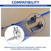 2334 Cable Bracket, Compatible with TRANSDAPT Morse Performance Cable Bracket,