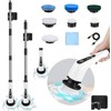Electric Spin Scrubber for Cleaning Bathroom: Cordless Power Shower Scrubber