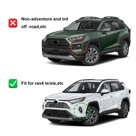 Front Grill Mesh Compatible with Toyota RAV4 2025 2024 2023 2022 2021 2020 Insert Air Vent Cover Guard Grille Guard Protector(Excludes- Adventure and TRD Off-Road Models)