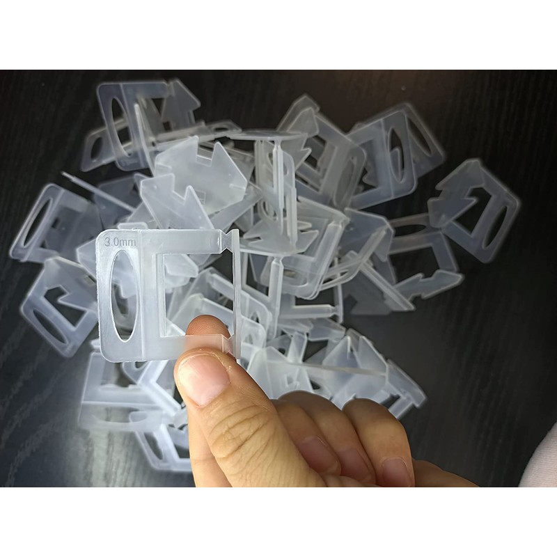 Tile Leveling System 300Pcs 3mm for Professional Ceramic Tile and