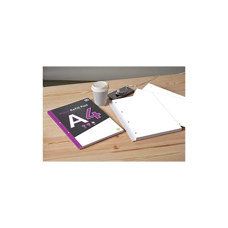 [ Set of 2 ] Plain A4 Refill Notepads Side