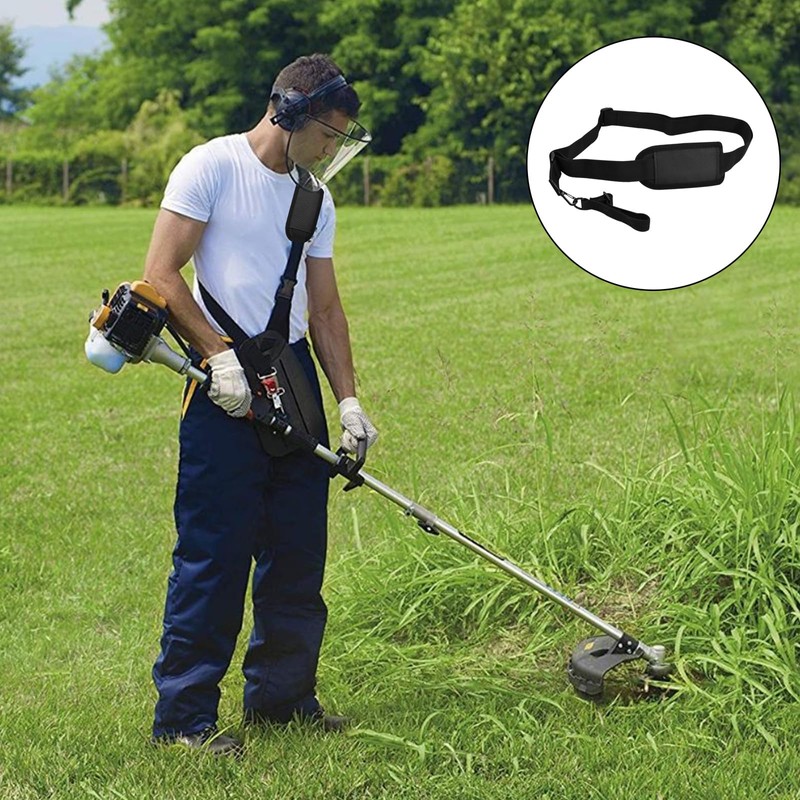Dokeno Shoulder Strap for Brushcutter, Black Weed Eater Strap, Trimmer