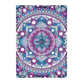 DCIDBEI Diamond Painting Notebook Sketchbook A5 Blank DIY Notebooks Diamond Painting Diary for Adults Journal Book Sketchbook Gifts for Girls Leisure Book Notebook Mandala