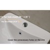2 Pack Sink Faucet Hole Cover Kitchen Sink Plug Brushed