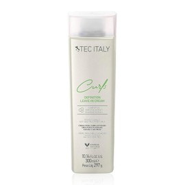 TEC ITALY Curls Definition Leave-In Cream 300 ml | Crema para Peinar Rizos Suaves y Flexibles | Define, Da Forma y Controla Frizz | Cabello Rizado Manejable e Hidratado