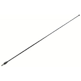 AntennaMastsRus - 21 Inch Black Antenna is Compatible with Ford F-150 - F-150 Raptor (2009-2026) - Spiral Wind Noise Cancellation - Spring Steel Construction - Stainless Steel Threading