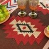 LHGOGO Bohemian Patterned Woven Sofa Throw Blanket with Tassels, Double-sided