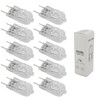 BUTITNOW 10-Pack G8 Halogen Bulbs for GE Microwave - Replacement