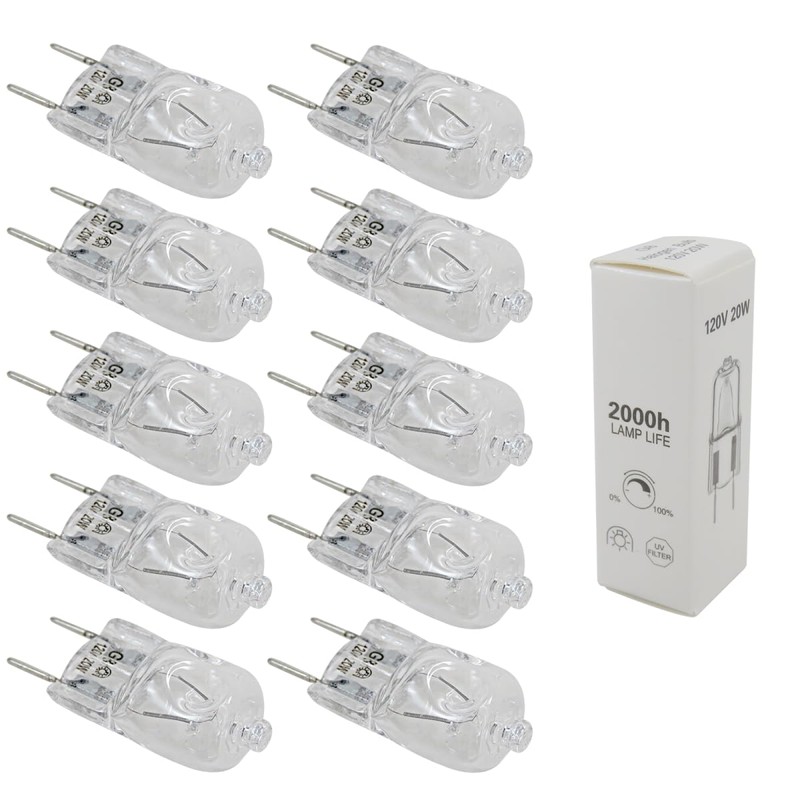 BUTITNOW 10-Pack G8 Halogen Bulbs for GE Microwave - Replacement