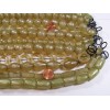 12 Strands 15" Assorted Shapes and Sizes Yellow-Green Resin Beads