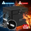 ETRONIK Fireproof Document Box with Lock, ETRONIK 2 Layer File