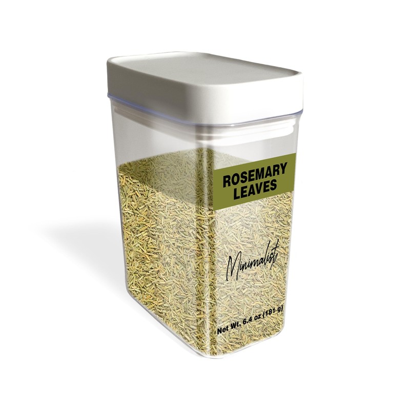 Minimalist Rosemary Leaves (6.4 oz), Cut & Sifted, Versatile, Reusable