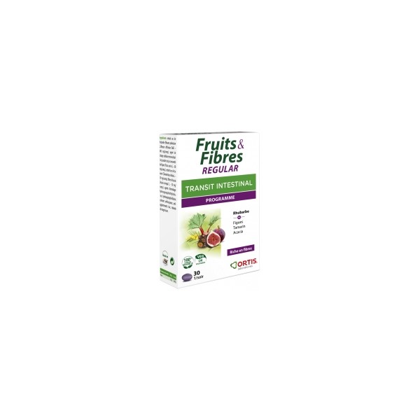 Ortis Fruits & Fibres Regular 30 Tablets