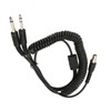 Mini XLR 5 Pin Plug to GA Dual Plugs Headset
