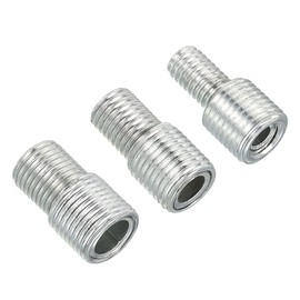 PATIKIL M10 to M6/M8/M10 Deceleration Screws, 6 Pack 20mm Long Thread Adapter Reducer Conversion Joint Hardware Double Screw Bolt