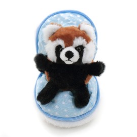 Plushland Snowball Stuffed Zip up Animal Cute Plush Animals Assortment Soft Toy for Girlfriend, Family Members and Friends (red Panda)