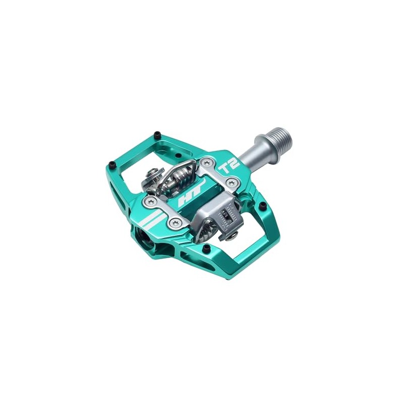 HT Components T2 Clipless Pedals Turquoise, One Size