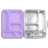 EcoCocoon Bento Lunch Boxes - 5 Compartment, Emerald Green