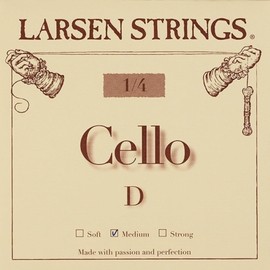 LARSEN STRINGS cello strings Original Fractional - small sizes D 1/4 Medium