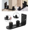 TeTupGa 2 Pack Sliding Barn Door Floor Guides, Flush Sliding
