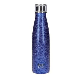 BUILT Perfect Seal 500 ml Insulated Water Bottle, Blue