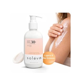 Solva 250ml.  Crema Corporal con Proteccin Solar FPS 30 para Uso Diario  Hidratacin  Cuidado en un Solo Paso  Frmula Ligera de Rpida Absorcin para... 