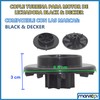 cople para motor de licuadora compatible con black & decker