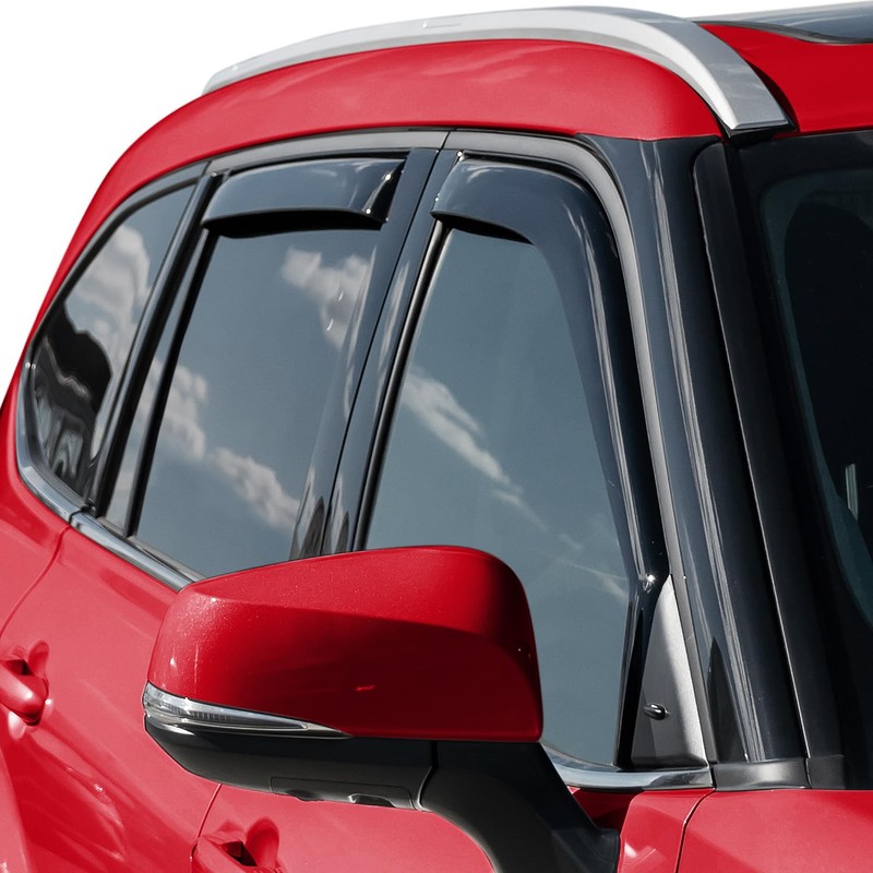 Voron Glass in-Channel Extra Durable Rain Guards for Toyota Highlander