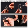 Permanent Match Infinity Lighter with Multitool Keychain Bottle Opener, Reusable