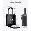 Puroma Key Lock Box, Portable Combination Lockbox Wall-Mounted Storage for