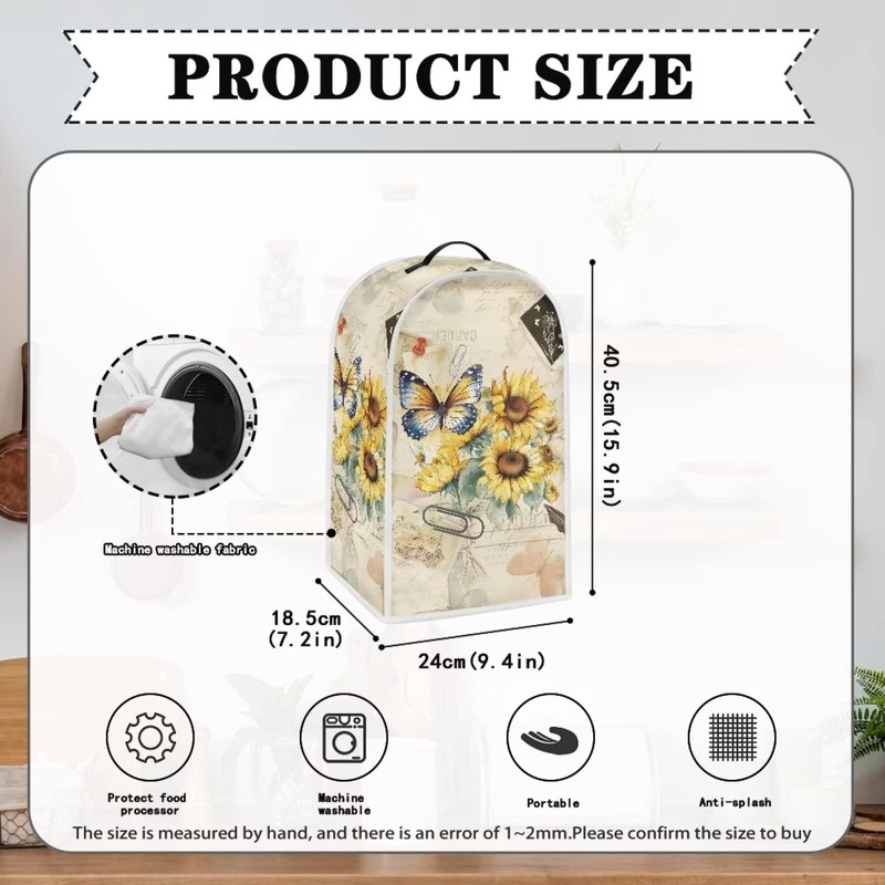 NETILGEN Blender Cover Kitchen Appliance Cover Anti Fingerprint Dust Protection