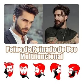 Peines Diseño De Barba Moldeado De Corte Para Hombres 2 Pcs                                                                                           