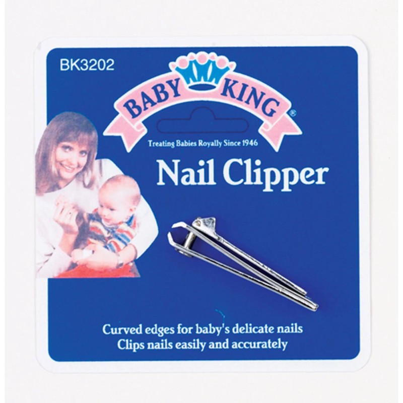 Baby King Silver Nail Clipper for Infants Safe Baby Nail