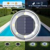 vighep 24 Pack Solar Ground Lights, 2.8 inch Flat Solar
