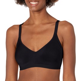 Warners Women's Blissful Benefits Underarm-Smoothing with Seamless Stretch Wireless Lightly Lined Comfort Bra Rm3911w, Black, XX-Large