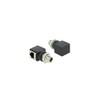 Delock M12 8 Pin X-Coded Male to RJ45 Female Network