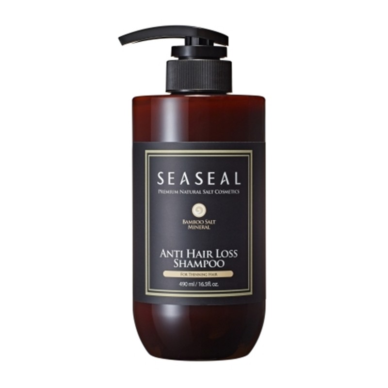 Weft Bamboo Salt Mineral Anti-Hair Loss Shampoo 490ml+Weft Sample /