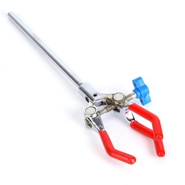 Adjustment Laboratory Stand Pipe Clamp Holder Three Pin Extension Piston Clip Clamp for Chemistry Lab Accessories Diameter 80 mm/3.1 Inch Bar Length 155 mm/6.1 Inches, Pipe clamp