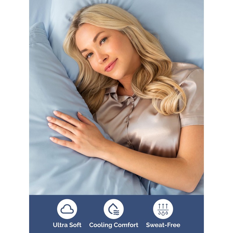 Extra Deep Split King Sheet Set - 7 Piece Breathable