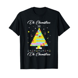 Chemistree Christmas Tree Chemistry Chemist Science T-Shirt