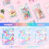 ANZNKU 100 Pack Mylar Bags Reasealable Holographic Bags, Smell Proof