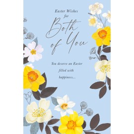 RHS for Both of You Daffodil Delight Easter Card Artistic Greeting Card 725717