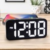 Westclox Digital Clock for Adults with 2" RGB Color Display,