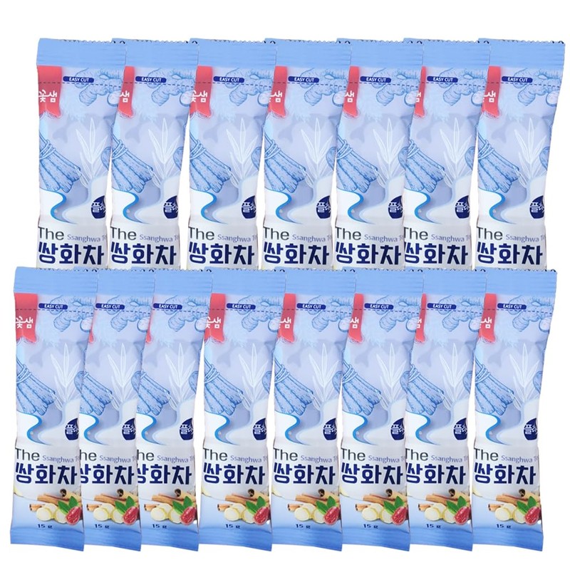 Korean Traditional Healthy Herb Tea Individual Powder Sticks Ssanghwa Tea