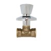 H2O-Flex® Flush-Mounted Valve 1/2 Inch Blue/Red with Handle and Rosette
