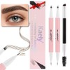 evpct Kaely 2Pcs Black Brown Magic Microblading Dual-Ended Eyebrow Contouring