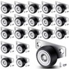 Datanly 20 Set Small Side Mount Caster Wheels 1.25 Inch