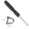 TISUR Key Ring Titanium D-Ring Key Car Motorcycle Keychain Cute