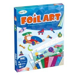 LariRob Foil Art Kit for Kids Racing、Airplane & Boys Craft Foil Painting Set, Craft Kits & Supplies,DIY Arts and Crafts for Boys Girls Age 3+,Racing、Airplane & Boys Birthday Gifts Travel Toy(Boys)